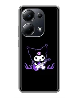 Чехол для Xiaomi POCO M6 Pro с картинкой «Электрическая Kuromi» Чехол для Xiaomi POCO M6 Pro с картинкой «Электрическая Kuromi»