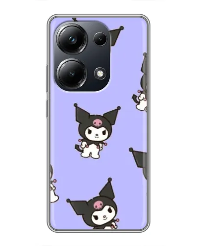 Чехол для Xiaomi POCO M6 Pro с картинкой «Паттерн с Kuromi» Чехол для Xiaomi POCO M6 Pro с картинкой «Паттерн с Kuromi»