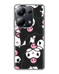 Чехол для Xiaomi POCO M6 Pro с картинкой «Паттерн голов Куроми» Чехол для Xiaomi POCO M6 Pro с картинкой «Паттерн голов Куроми»