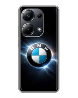 Чохол для Xiaomi POCO M6 Pro з картинкою «BMW — неонове сяйво» Чохол для Xiaomi POCO M6 Pro з картинкою «BMW — неонове сяйво»