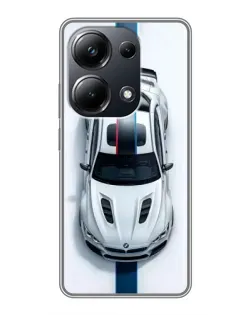 Чохол для Xiaomi POCO M6 Pro з картинкою «Вид зверху — BMW M» Чохол для Xiaomi POCO M6 Pro з картинкою «Вид зверху — BMW M»