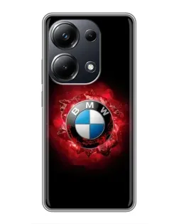 Чехол для Xiaomi POCO M6 Pro с картинкой «Логотип BMW — вспышка» Чехол для Xiaomi POCO M6 Pro с картинкой «Логотип BMW — вспышка»