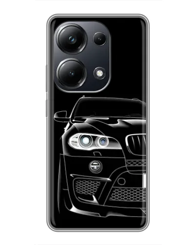 Чехол для Xiaomi POCO M6 Pro с картинкой «Темный силуэт BMW» Чехол для Xiaomi POCO M6 Pro с картинкой «Темный силуэт BMW»