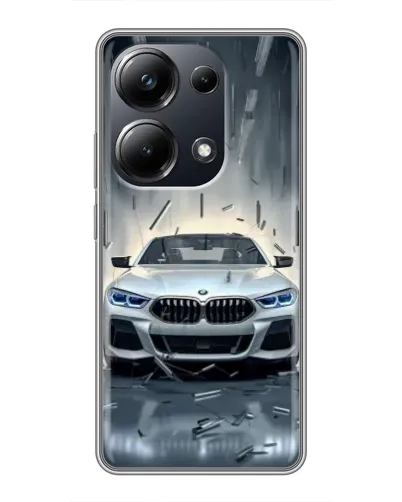 Чехол для Xiaomi POCO M6 Pro с картинкой «BMW в свете фар» Чехол для Xiaomi POCO M6 Pro с картинкой «BMW в свете фар»