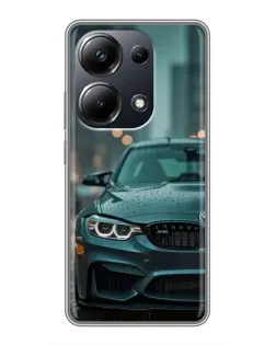 Чехол для Xiaomi POCO M6 Pro с картинкой «BMW в огнях города» Чехол для Xiaomi POCO M6 Pro с картинкой «BMW в огнях города»