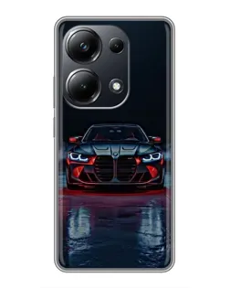 Чехол для Xiaomi POCO M6 Pro с картинкой «BMW на мокрой дороге» Чехол для Xiaomi POCO M6 Pro с картинкой «BMW на мокрой дороге»