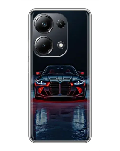 Чехол для Xiaomi POCO M6 Pro с картинкой «BMW на мокрой дороге» Чехол для Xiaomi POCO M6 Pro с картинкой «BMW на мокрой дороге»