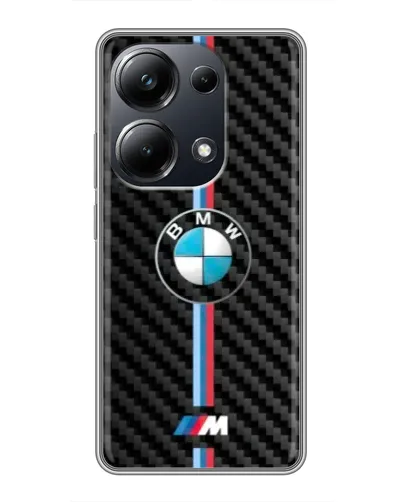 Чехол для Xiaomi POCO M6 Pro с картинкой «Эмблема BMW и карбон» Чехол для Xiaomi POCO M6 Pro с картинкой «Эмблема BMW и карбон»
