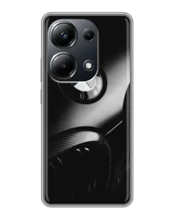 Чехол для Xiaomi POCO M6 Pro с картинкой «Эмблема BMW — макро» Чехол для Xiaomi POCO M6 Pro с картинкой «Эмблема BMW — макро»