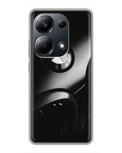 Чехол для Xiaomi POCO M6 Pro с картинкой «Эмблема BMW — макро» Чехол для Xiaomi POCO M6 Pro с картинкой «Эмблема BMW — макро»