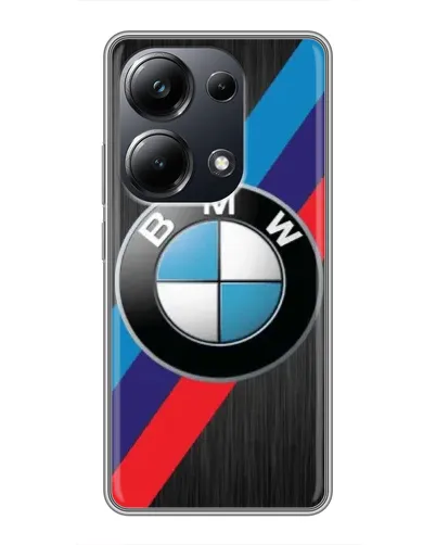 Чехол для Xiaomi POCO M6 Pro с картинкой «BMW M-stripes стиль» Чехол для Xiaomi POCO M6 Pro с картинкой «BMW M-stripes стиль»