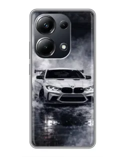 Чехол для Xiaomi POCO M6 Pro с картинкой «BMW сквозь туман» Чехол для Xiaomi POCO M6 Pro с картинкой «BMW сквозь туман»