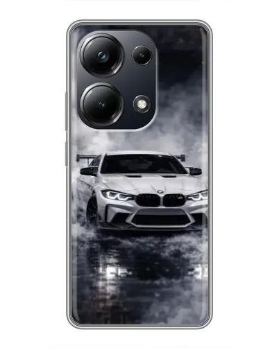 Чехол для Xiaomi POCO M6 Pro с картинкой «BMW сквозь туман» Чехол для Xiaomi POCO M6 Pro с картинкой «BMW сквозь туман»