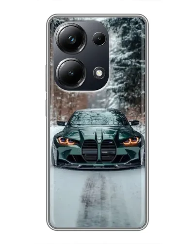Чехол для Xiaomi POCO M6 Pro с картинкой «BMW в зимнем лесу» Чехол для Xiaomi POCO M6 Pro с картинкой «BMW в зимнем лесу»