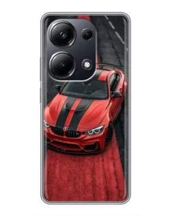 Чехол для Xiaomi POCO M6 Pro с картинкой «BMW на красной дорожке» Чехол для Xiaomi POCO M6 Pro с картинкой «BMW на красной дорожке»