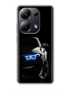 Чехол для Xiaomi POCO M6 Pro с картинкой «BMW — ночной взгляд» Чехол для Xiaomi POCO M6 Pro с картинкой «BMW — ночной взгляд»