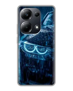Чехол для Xiaomi POCO M6 Pro с картинкой «BMW под дождем» Чехол для Xiaomi POCO M6 Pro с картинкой «BMW под дождем»