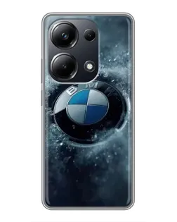 Чехол для Xiaomi POCO M6 Pro с картинкой «Логотип BMW — лед» Чехол для Xiaomi POCO M6 Pro с картинкой «Логотип BMW — лед»