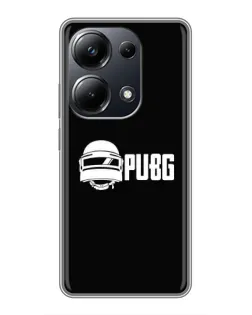 Чехол для Xiaomi POCO M6 Pro с картинкой «PUBG — классический лого» Чехол для Xiaomi POCO M6 Pro с картинкой «PUBG — классический лого»