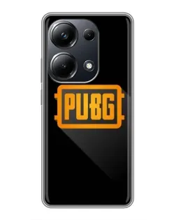 Чехол для Xiaomi POCO M6 Pro с картинкой «PUBG — рамка лого» Чехол для Xiaomi POCO M6 Pro с картинкой «PUBG — рамка лого»
