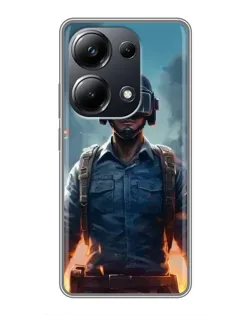 Чехол для Xiaomi POCO M6 Pro с картинкой «PUBG — реалистичный герой» Чехол для Xiaomi POCO M6 Pro с картинкой «PUBG — реалистичный герой»