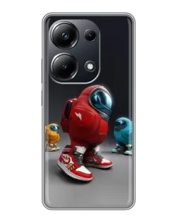 Чохол для Xiaomi POCO M6 Pro з картинкою «Among Us — 3D стиль» Чохол для Xiaomi POCO M6 Pro з картинкою «Among Us — 3D стиль»