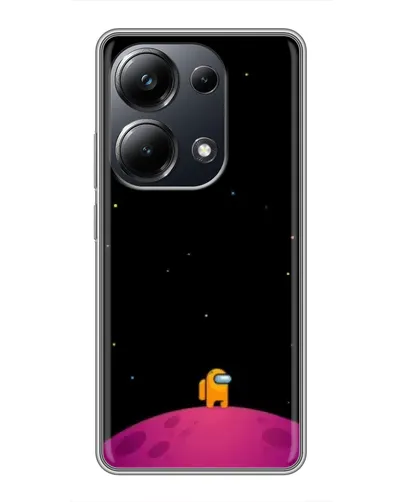 Чехол для Xiaomi POCO M6 Pro с картинкой «Одинокий герой на планете»