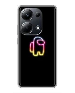 Чехол для Xiaomi POCO M6 Pro с картинкой «Among Us градиент»