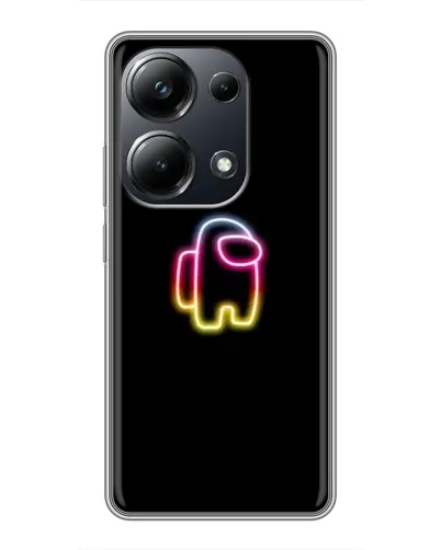 Чехол для Xiaomi POCO M6 Pro с картинкой «Among Us градиент»