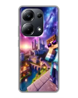 Чохол для Xiaomi POCO M6 Pro з картинкою «Стів та космос» Чохол для Xiaomi POCO M6 Pro з картинкою «Стів та космос»