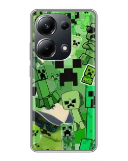Чохол для Xiaomi POCO M6 Pro з картинкою «Кріпери Minecraft» Чохол для Xiaomi POCO M6 Pro з картинкою «Кріпери Minecraft»