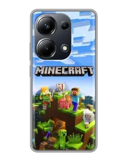 Чохол для Xiaomi POCO M6 Pro з картинкою «Minecraft класичний світ» Чохол для Xiaomi POCO M6 Pro з картинкою «Minecraft класичний світ»