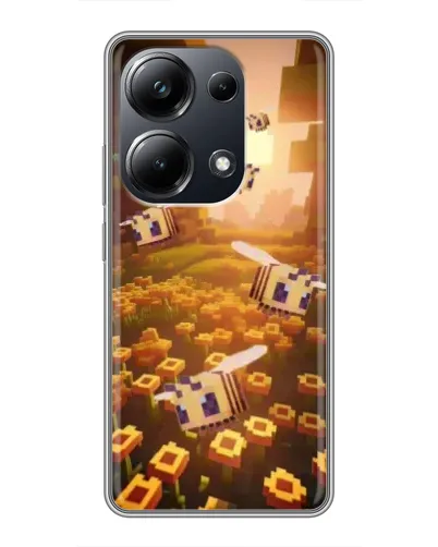 Чехол для Xiaomi POCO M6 Pro с картинкой «Поле подсолнухов»