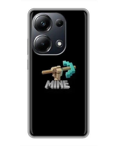Чехол для Xiaomi POCO M6 Pro с картинкой «Алмазная кирка»