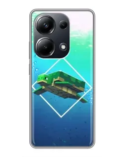 Чохол для Xiaomi POCO M6 Pro з картинкою «Черепаха Minecraft» Чохол для Xiaomi POCO M6 Pro з картинкою «Черепаха Minecraft»
