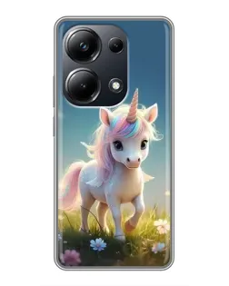 Чехол для Xiaomi POCO M6 Pro с картинкой «Единорог на поляне» Чехол для Xiaomi POCO M6 Pro с картинкой «Единорог на поляне»