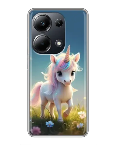 Чехол для Xiaomi POCO M6 Pro с картинкой «Единорог на поляне» Чехол для Xiaomi POCO M6 Pro с картинкой «Единорог на поляне»