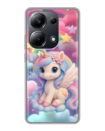Чехол для Xiaomi POCO M6 Pro с картинкой «Маленький единорог» Чехол для Xiaomi POCO M6 Pro с картинкой «Маленький единорог»
