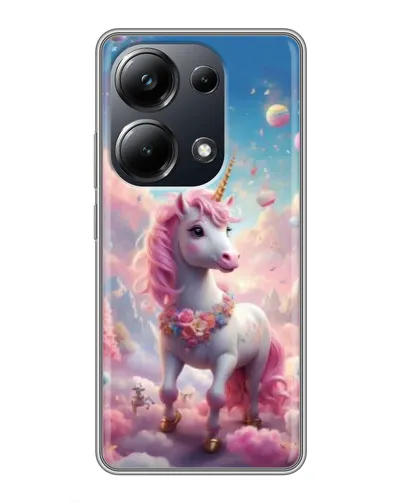 Чехол для Xiaomi POCO M6 Pro с картинкой «Единорог среди облаков» Чехол для Xiaomi POCO M6 Pro с картинкой «Единорог среди облаков»