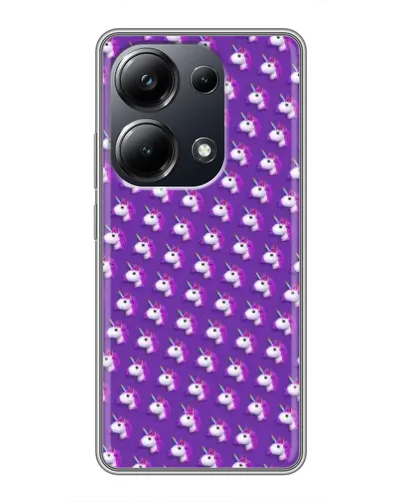 Чехол для Xiaomi POCO M6 Pro с картинкой «Единороги на фиолетовом» Чехол для Xiaomi POCO M6 Pro с картинкой «Единороги на фиолетовом»