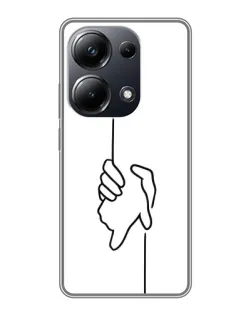 Чохол для Xiaomi POCO M6 Pro з картинкою «Рука тримає» Чохол для Xiaomi POCO M6 Pro з картинкою «Рука тримає»