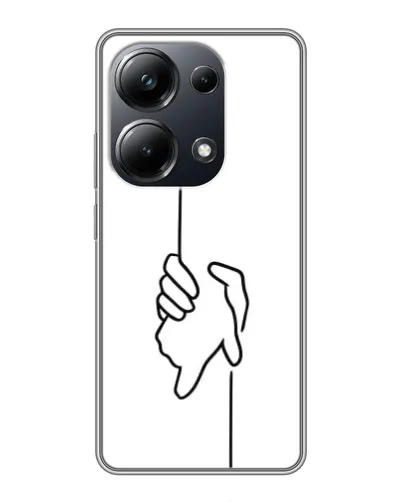 Чехол для Xiaomi POCO M6 Pro с картинкой «Рука держит» Чехол для Xiaomi POCO M6 Pro с картинкой «Рука держит»