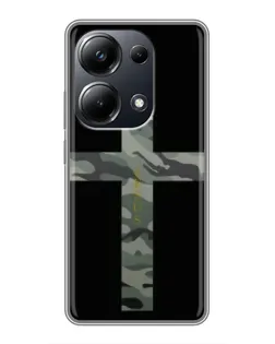 Чехол для Xiaomi POCO M6 Pro с картинкой «Милитари Крест»