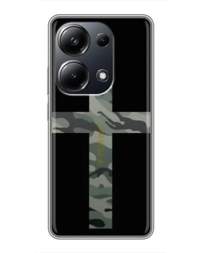 Чехол для Xiaomi POCO M6 Pro с картинкой «Милитари Крест» Чехол для Xiaomi POCO M6 Pro с картинкой «Милитари Крест»