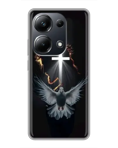 Чехол для Xiaomi POCO M6 Pro с картинкой «Голубь и Свет» Чехол для Xiaomi POCO M6 Pro с картинкой «Голубь и Свет»