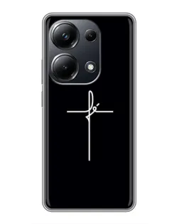 Чехол для Xiaomi POCO M6 Pro с картинкой «Тонкий крест»