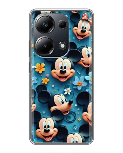 Чехол для Xiaomi POCO M6 Pro с картинкой «Паттерн Микки и Минни» Чехол для Xiaomi POCO M6 Pro с картинкой «Паттерн Микки и Минни»