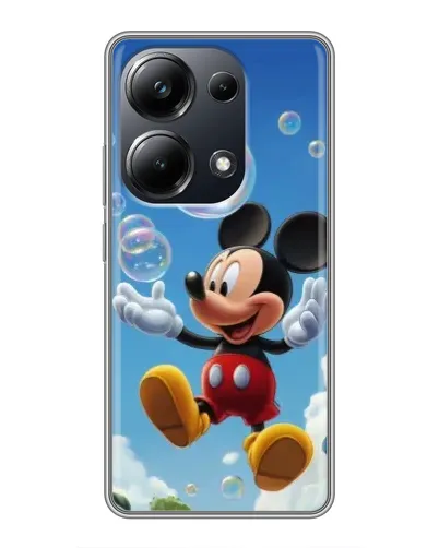Чехол для Xiaomi POCO M6 Pro с картинкой «Mickey и мыльные пузыри» Чехол для Xiaomi POCO M6 Pro с картинкой «Mickey и мыльные пузыри»