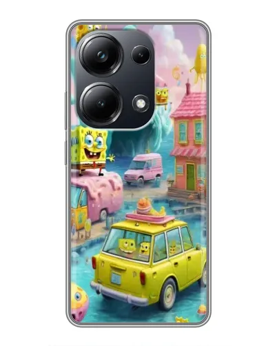 Чехол для Xiaomi POCO M6 Pro с картинкой «Монстр-трак приключения»