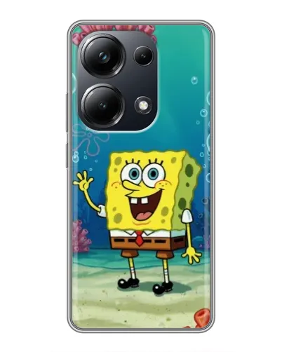 Чехол для Xiaomi POCO M6 Pro с картинкой «Подводный привет»